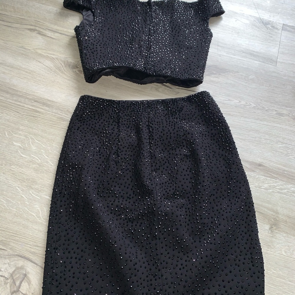 #50701 Sherri Hill Black Dress Black Size 2 - Picture 15 of 15
